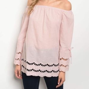 Off shoulder Tunic top